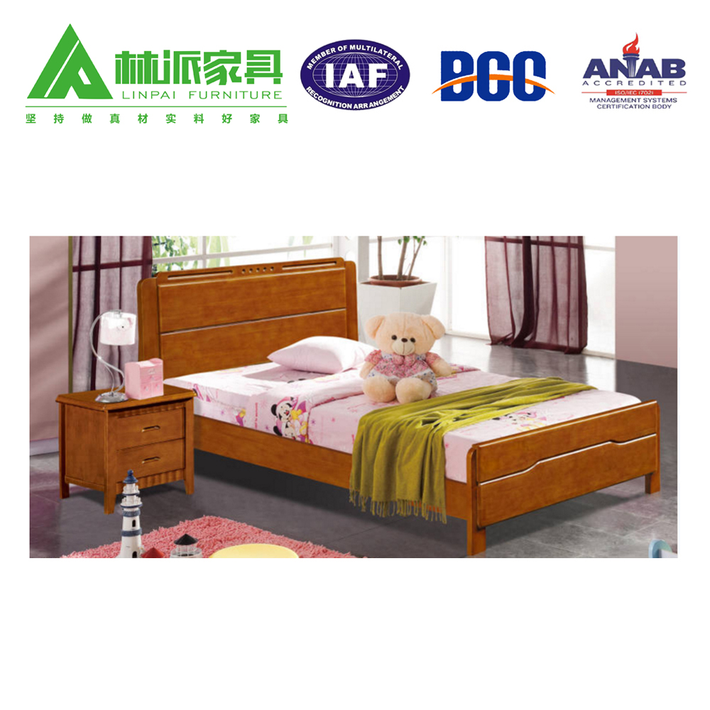 實木床1.2米